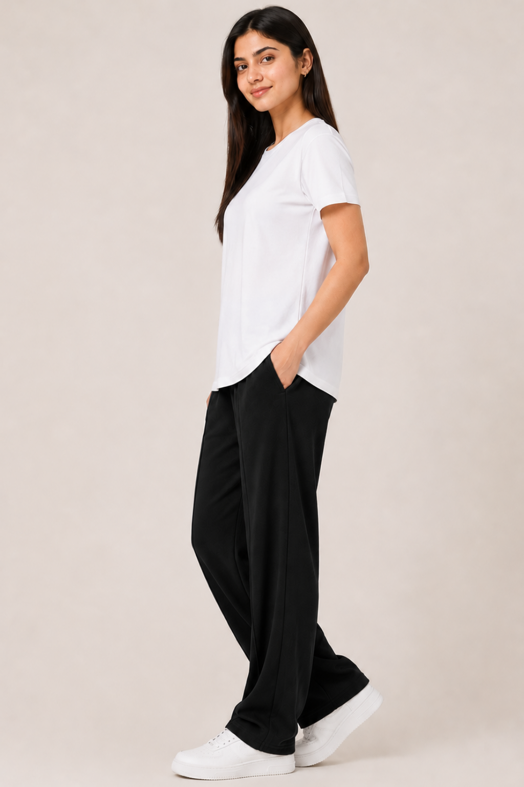 Womens relaxed fit Black
