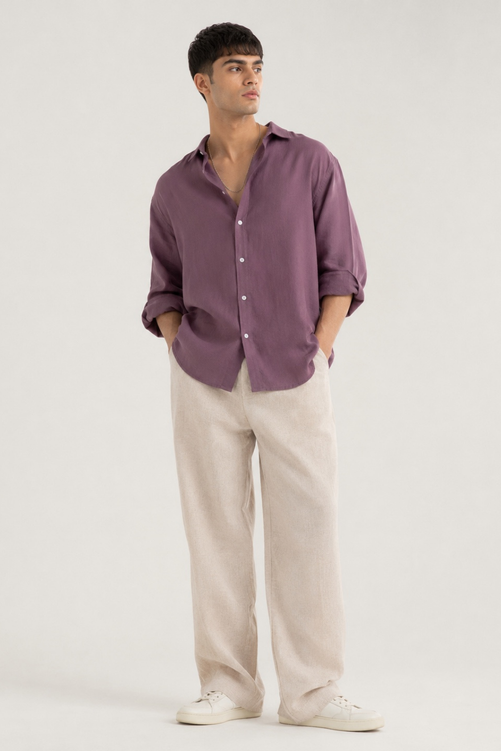 Men's Oversize shirt Purple