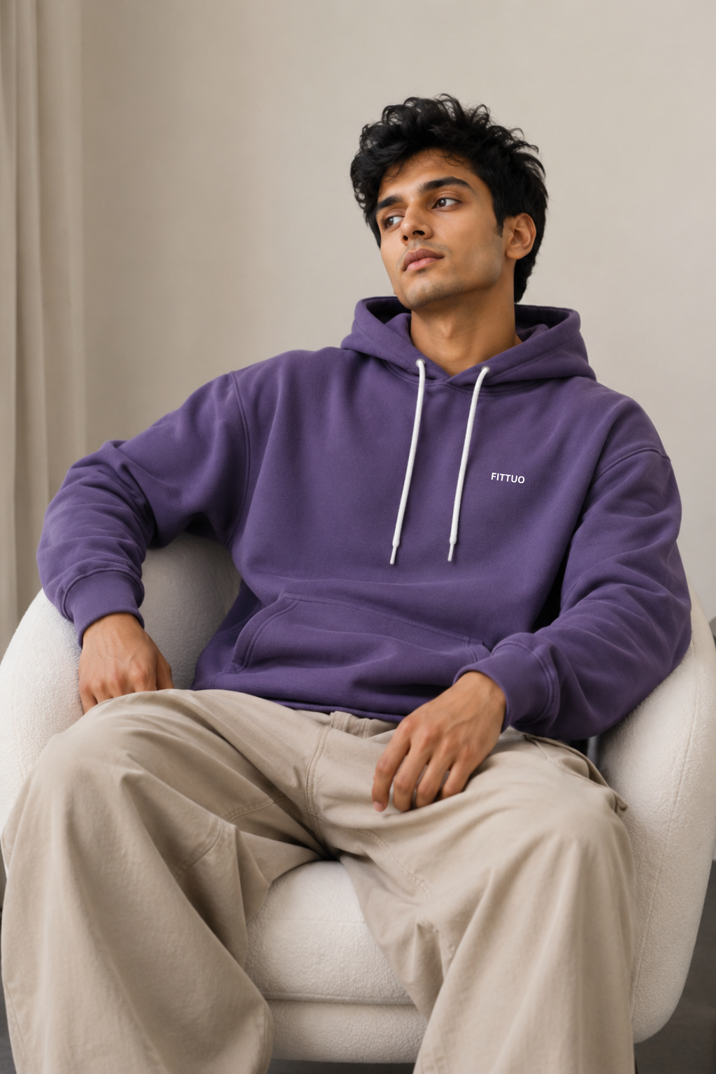 Mens Regular Fit Hoodie - Grape Punch