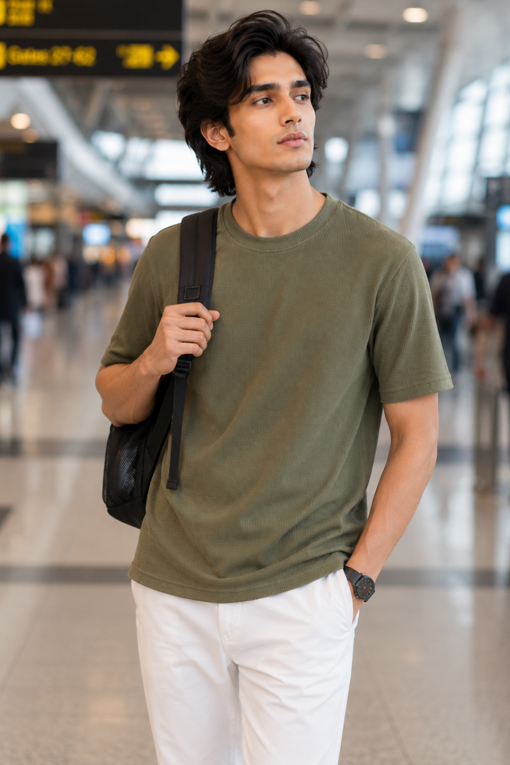 Mens Waffle t-shirt