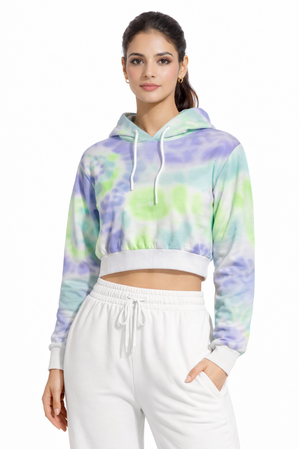 Women crop top sweatshirt