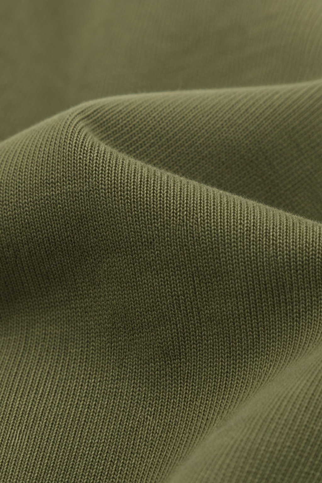 Oversized French Terry T-shirt – Olive