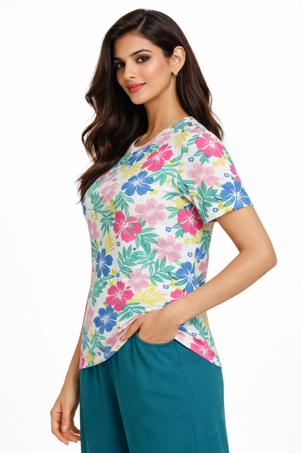 Women AOP designed t-shirt