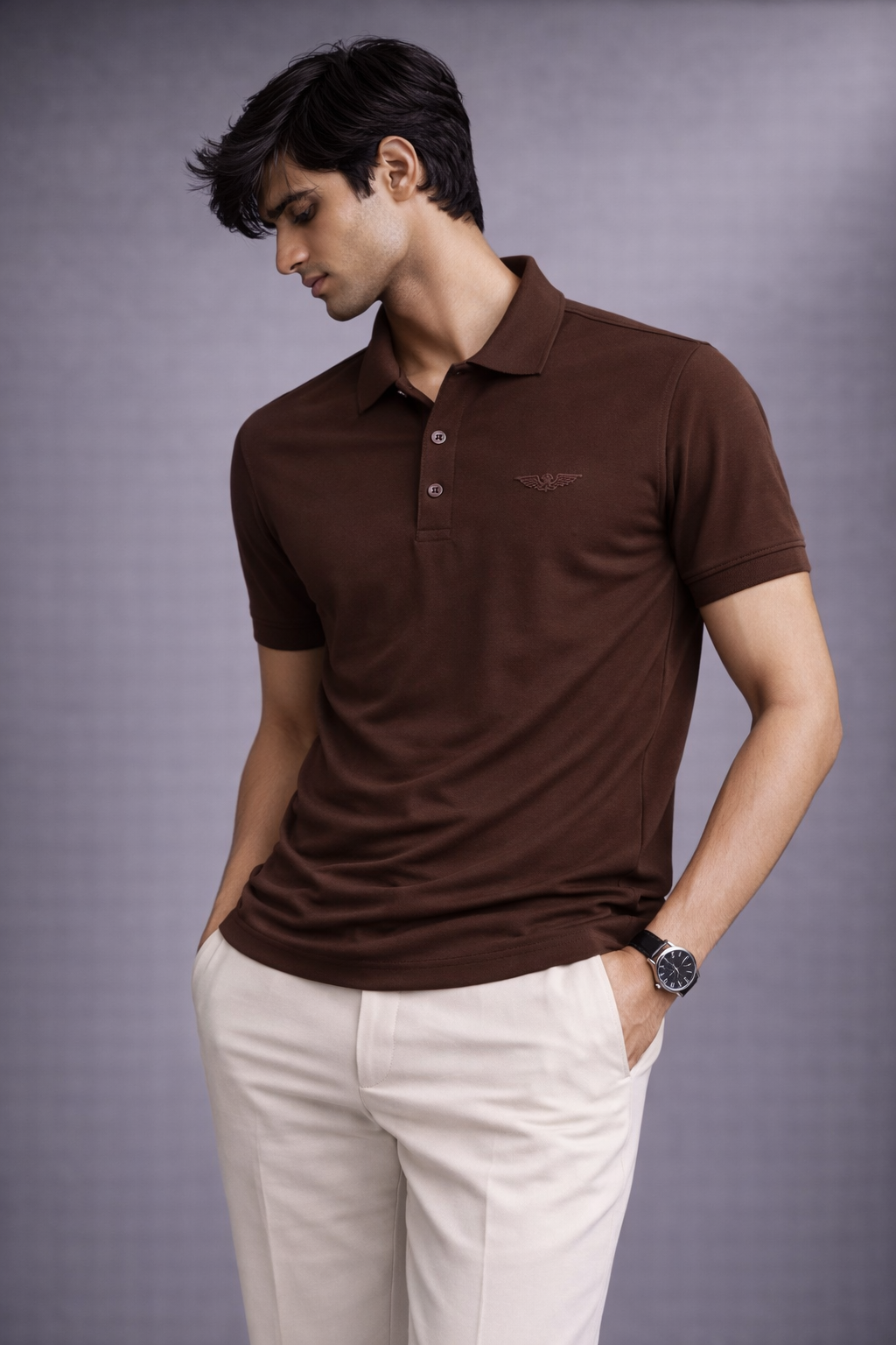 Mens collar t-shirt
