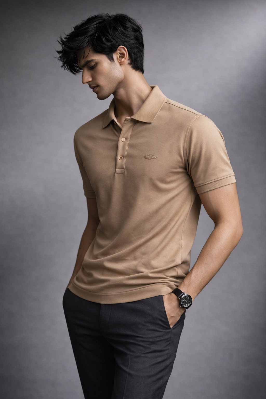 Mens collar t-shirt
