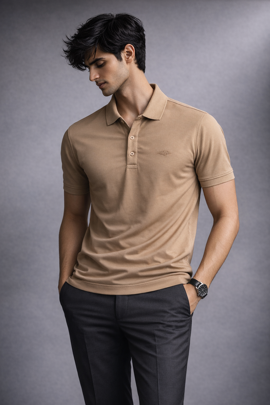 Mens collar t-shirt