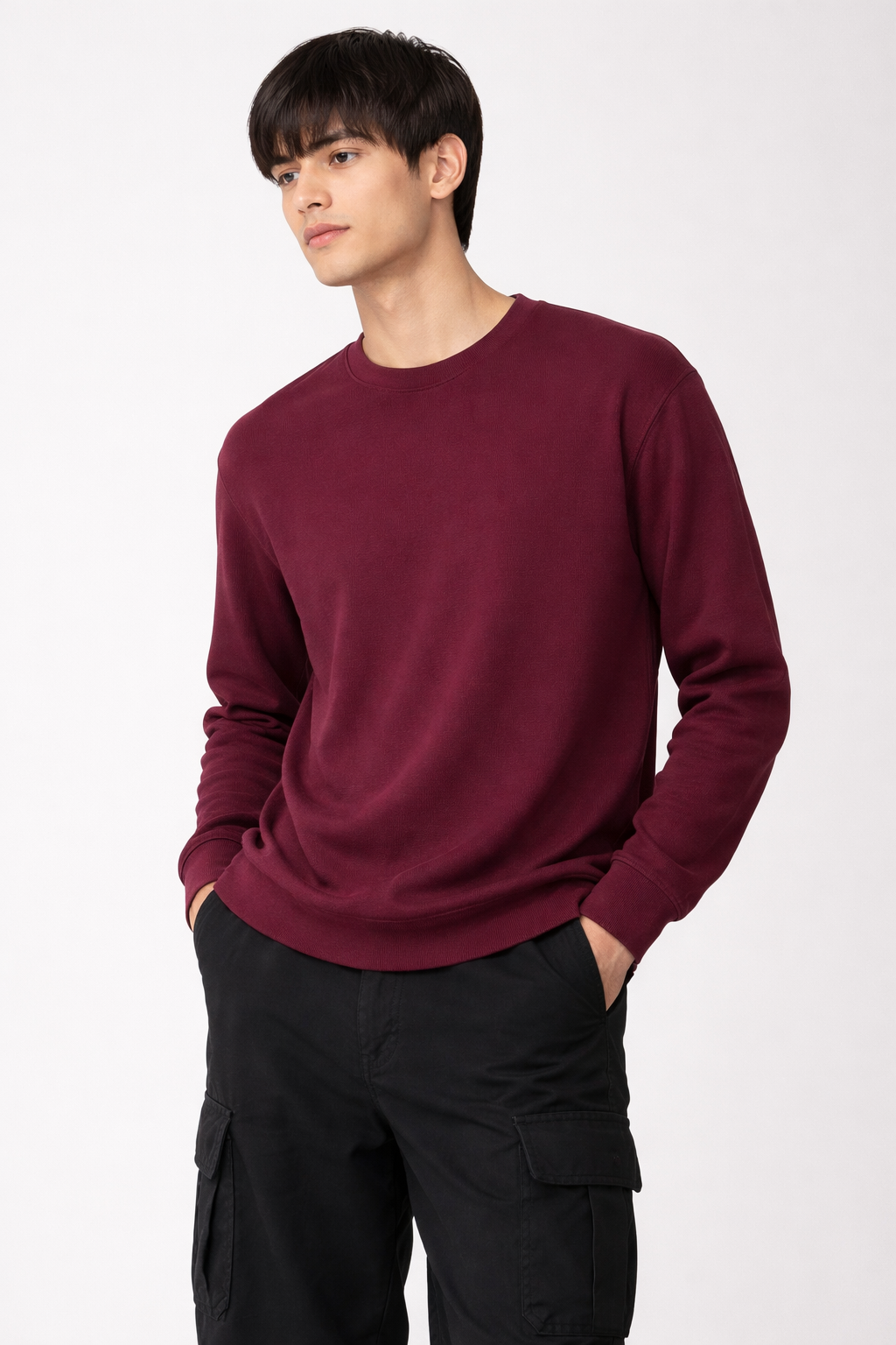 Mens full sleeve Waffle t-shirt