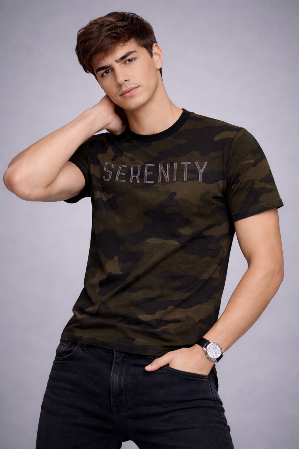 Mens regular fit printed tshirt