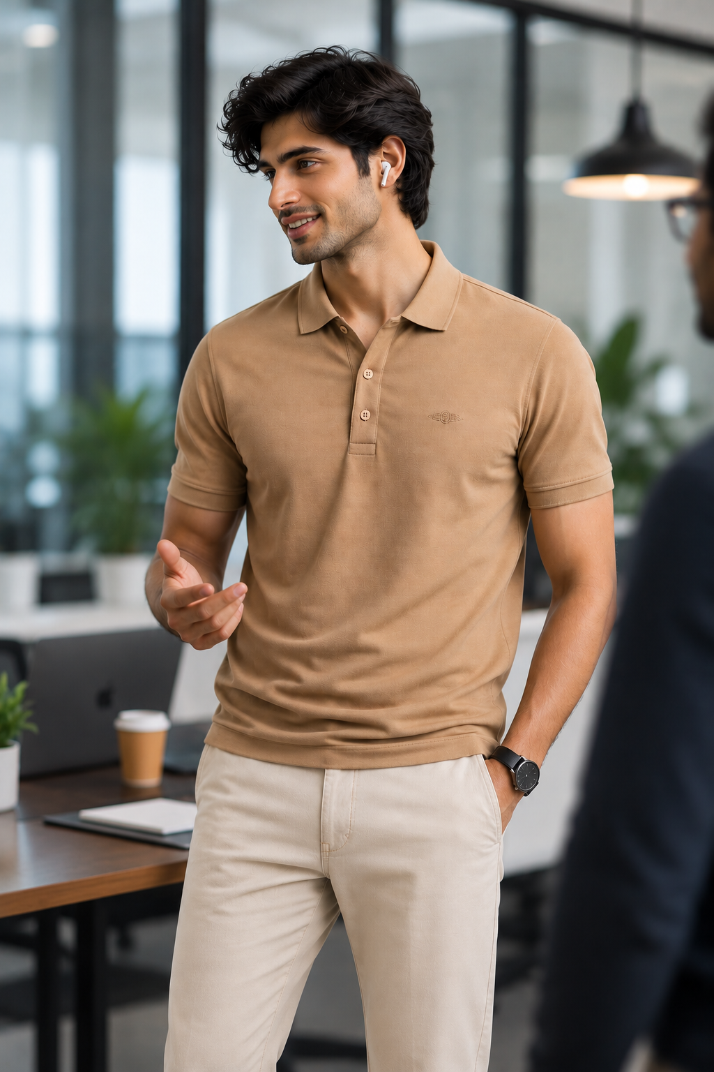 Mens collar t-shirt