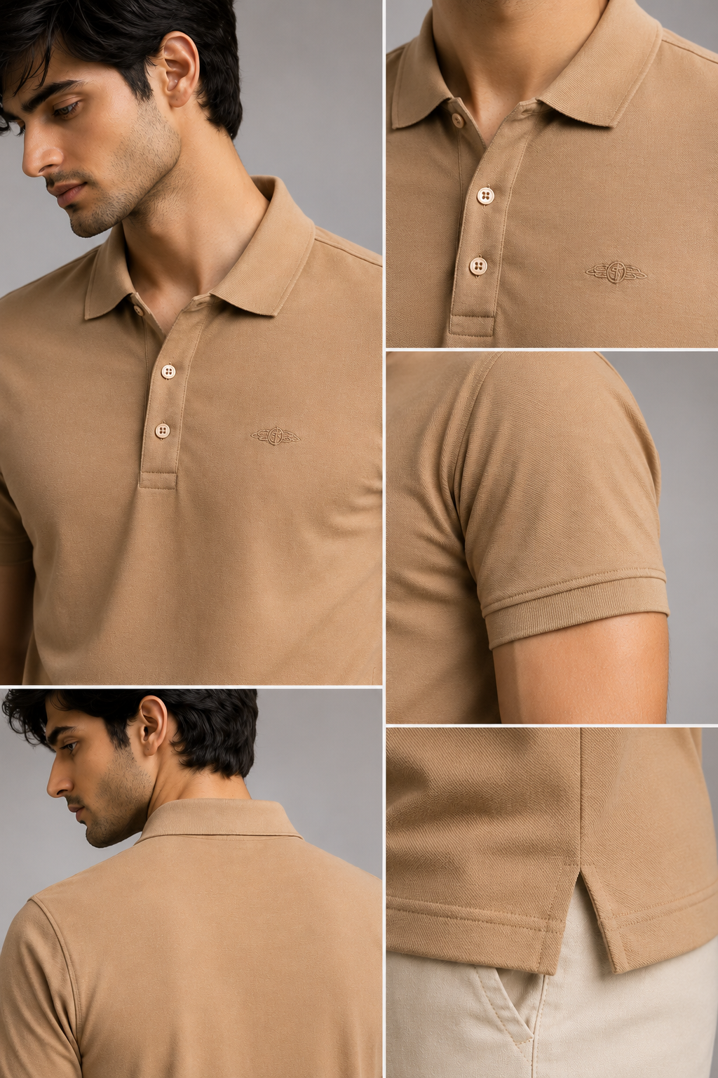 Mens collar t-shirt