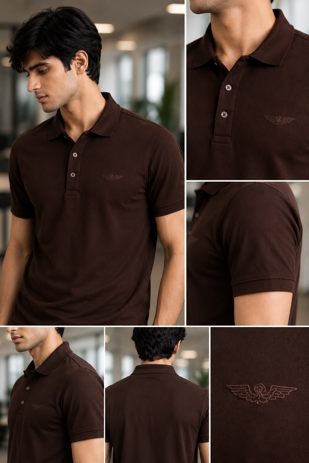 Mens collar t-shirt