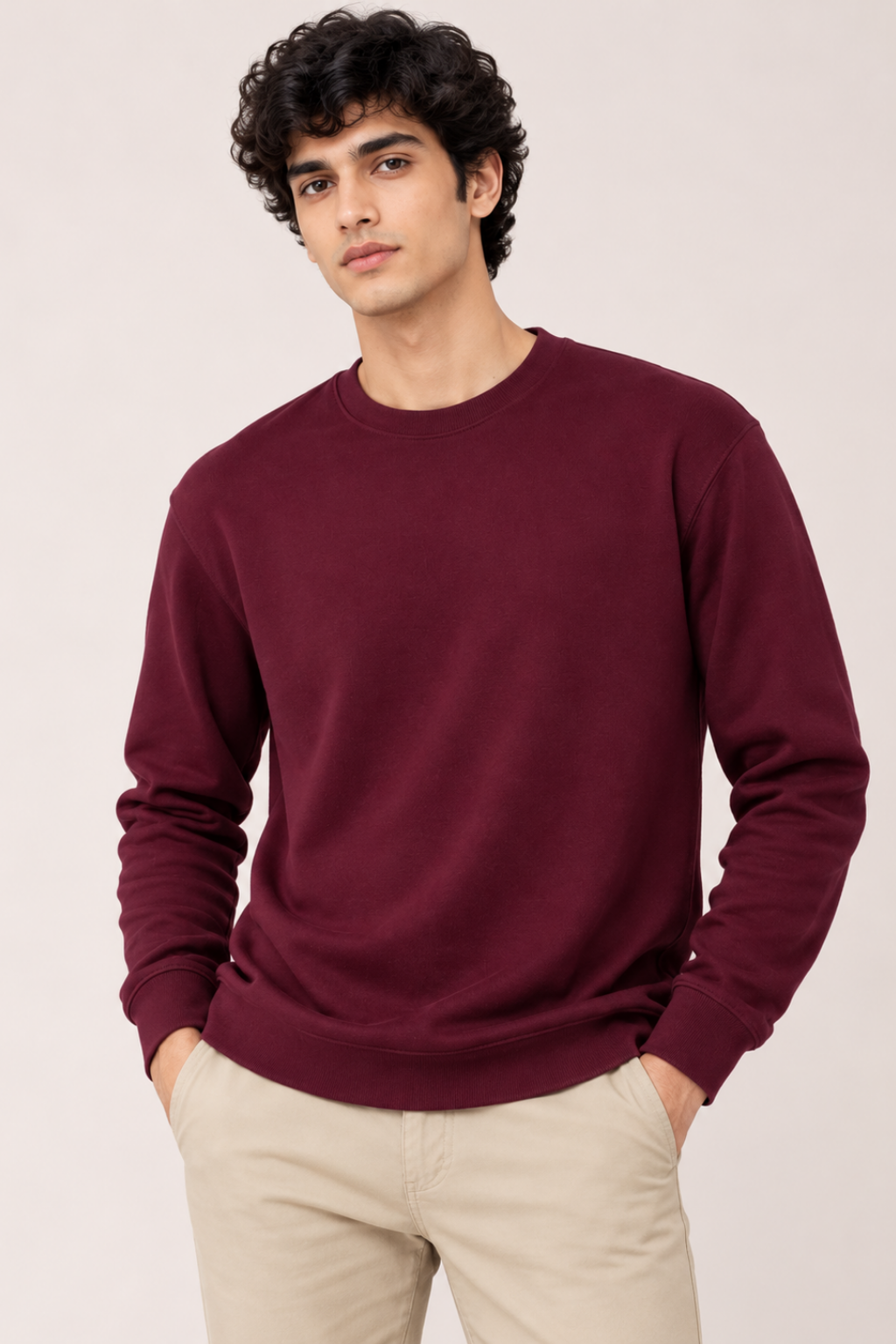 Mens full sleeve Waffle t-shirt