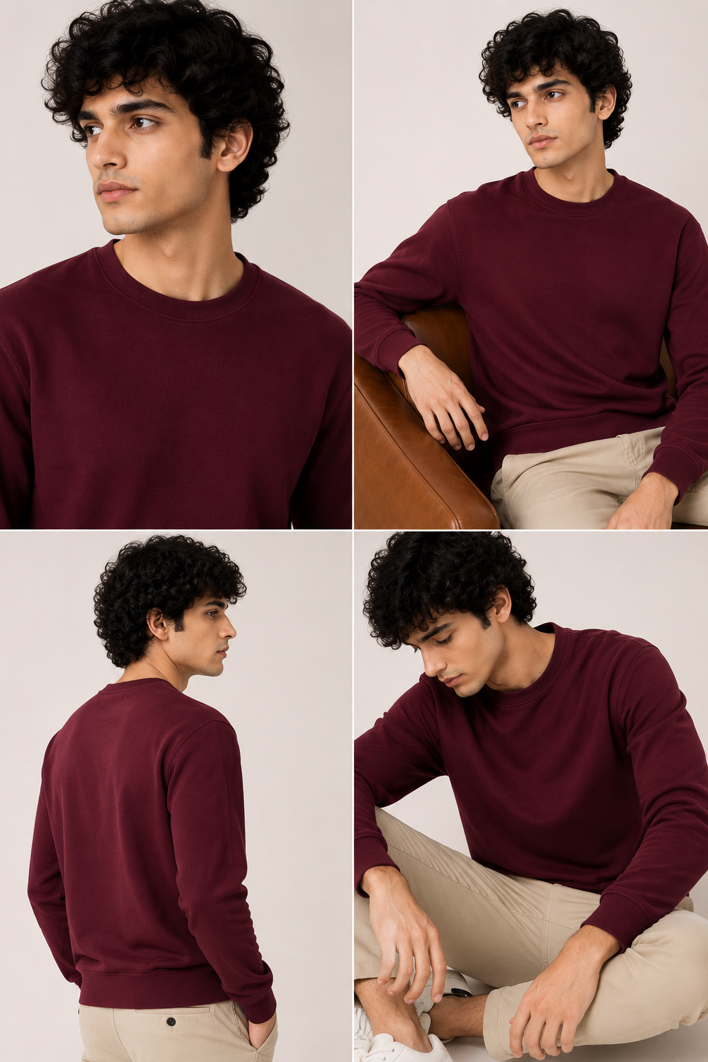 Mens full sleeve Waffle t-shirt